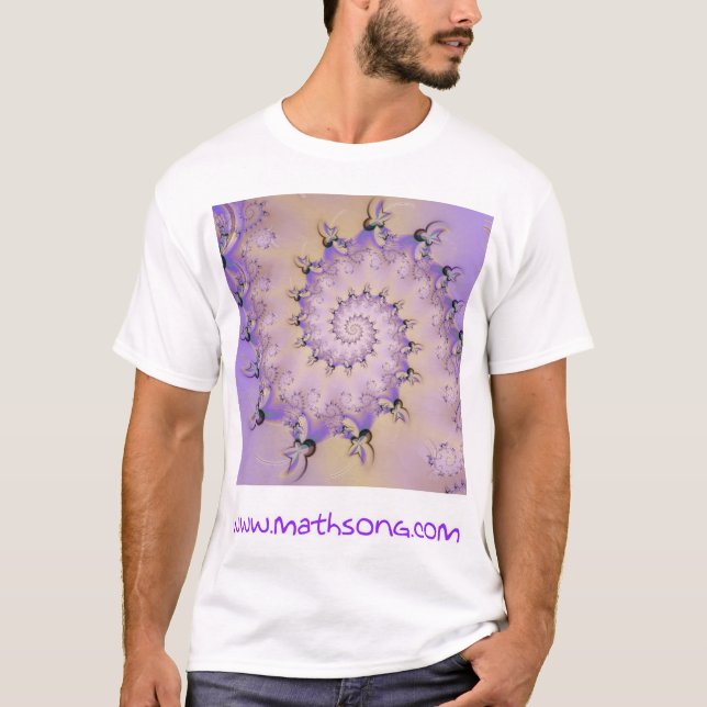 Lavender Spirals T-Shirt (Front)