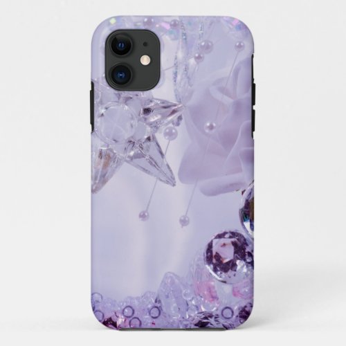 Lavender Star and Crystals collection iPhone 11 Case