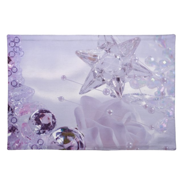 "Lavender Star and Crystals" collection Placemat (Front)