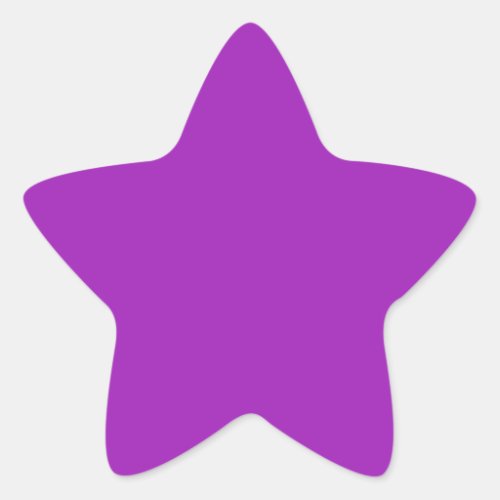 Lavender Star Sticker
