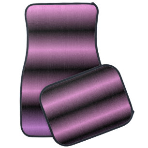 Lavender Stripe Car Mat