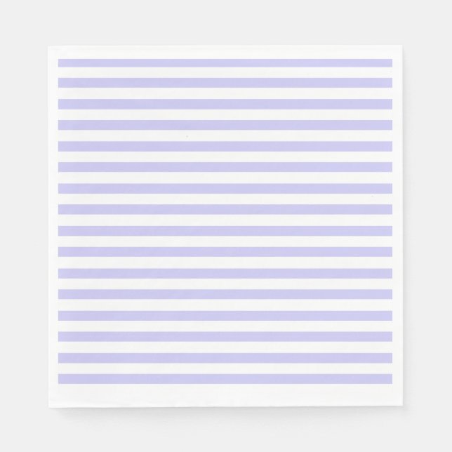 Lavender Striped Napkins (Front)