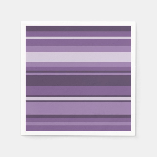 Lavender stripes napkins (Front)