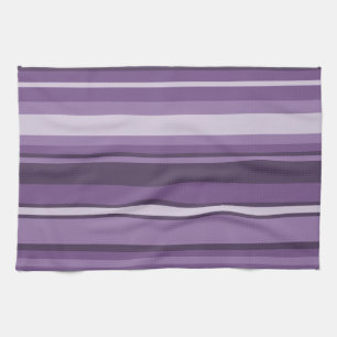 Lavender stripes towel