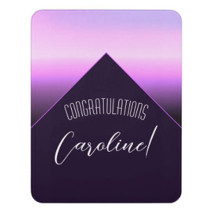 Lavender Sunset Door Sign