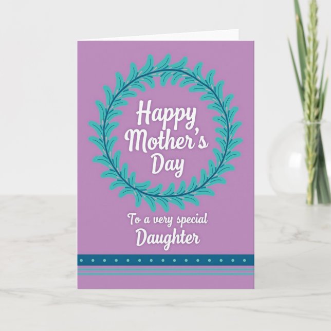 Lavender Sweet Mothers Day Card (Front)