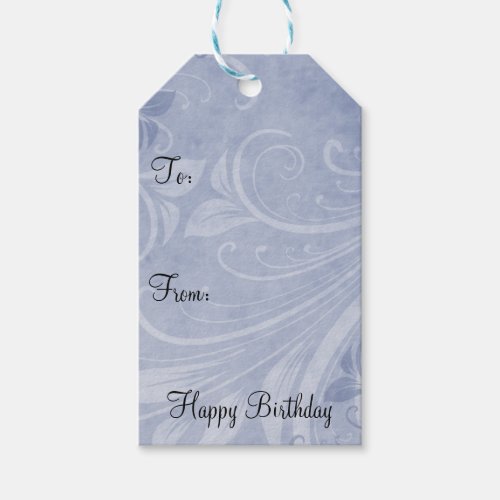 Lavender Swirls Gift Tags