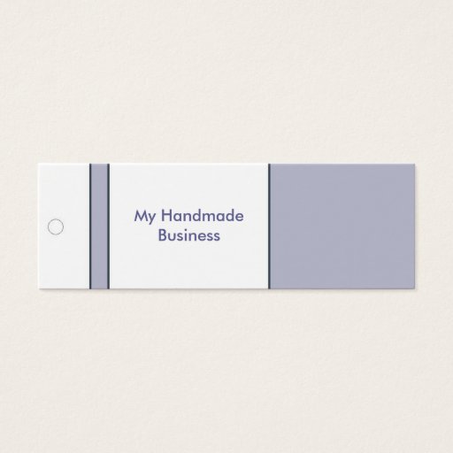 Customizable Lavender Tag Business Card