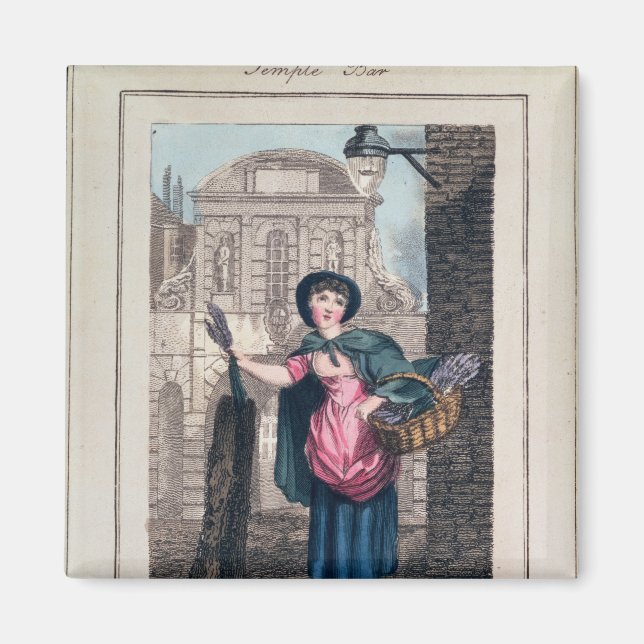 Lavender, Temple Bar, from 'Cries of London' Magnet (Front)