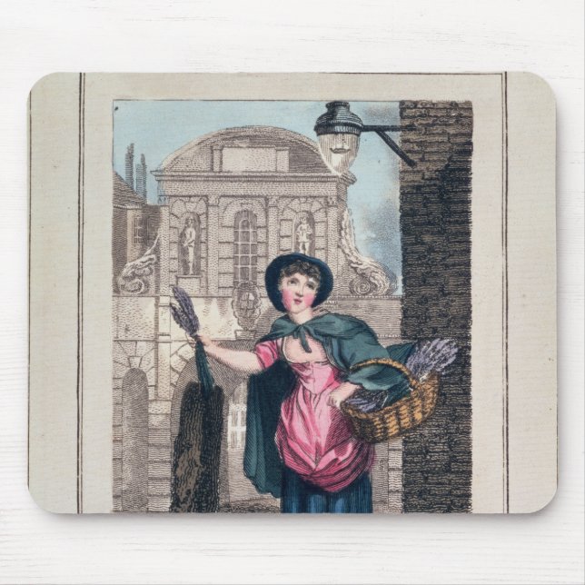 Lavender, Temple Bar, from 'Cries of London' Mouse Pad (Front)