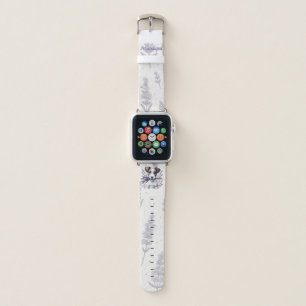 Lavender Terrier Love Apple Watch Band