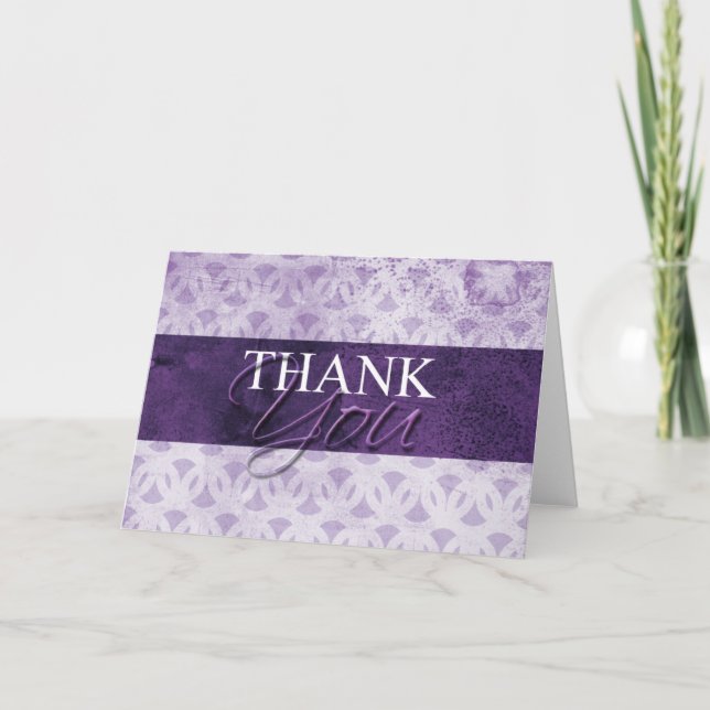 Lavender Thank You Cards (Front)