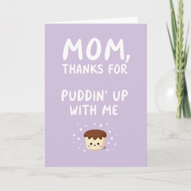 Lavender Thank You Mum Card (Front)
