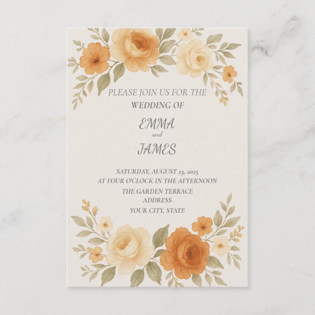 Lavender Timeless Elegance detail enclosure card (Front)