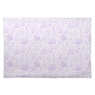 Lavender Toile Cloth Placemat