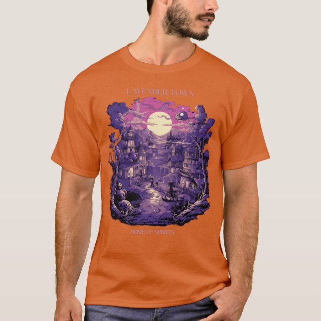 Lavender town Home of spirits T-Shirt (Front)