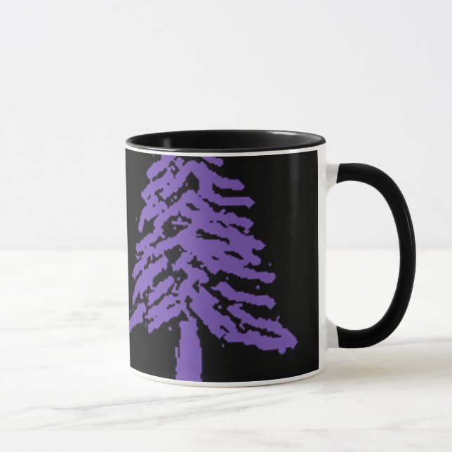 Lavender Tree Doodle V4.0 Mug (Right)