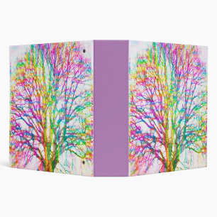 Lavender Trees School Binder