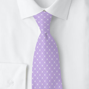 Lavender Trellis Neck Tie