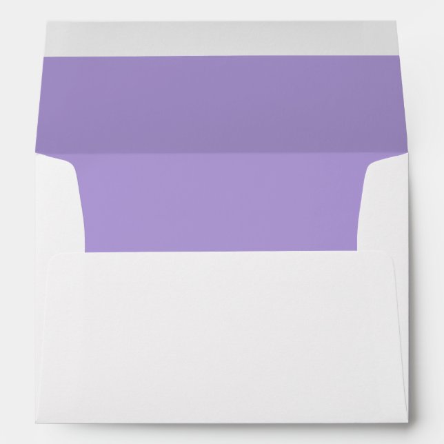 Lavender Trim - Envelope (Back (Bottom))