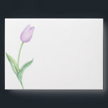 Lavender Tulip Solo Purple Modern Envelope<br><div class="desc">This simple invitation envelope design features a single stem lavender watercolor tulip against a pristine background. The back is a soft,  slightly distressed lavender color. Simple and elegant. It's part of the Lavender Tulip Solo Purple Modern wedding suite created by Simply Farmhouse Press.</div>