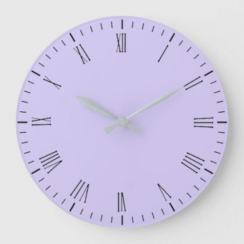 Lavender Twist Large Wall Clock