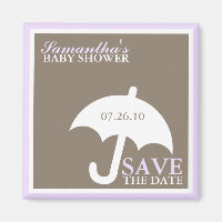 Lavender Umbrella Baby Shower