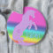 Lavender Unicorn Silhouette (rainbow/personalize)