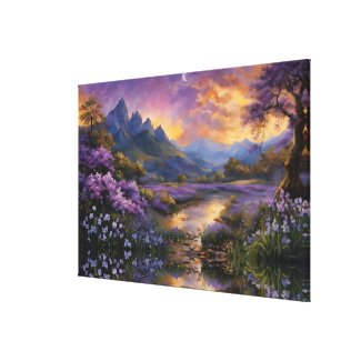 Lavender Valley at Dawn 
