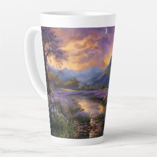 Lavender Valley at Dawn 