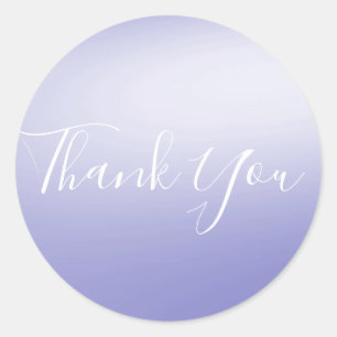 Lavender Violet Purple Blue Shine Glam Party Favor Classic Round Sticker