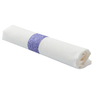 Lavender violet sparkles glitter bling  napkin bands