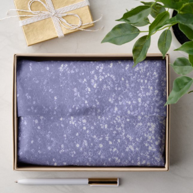 Lavender violet sparkles glitter bling  tissue paper (Gift)