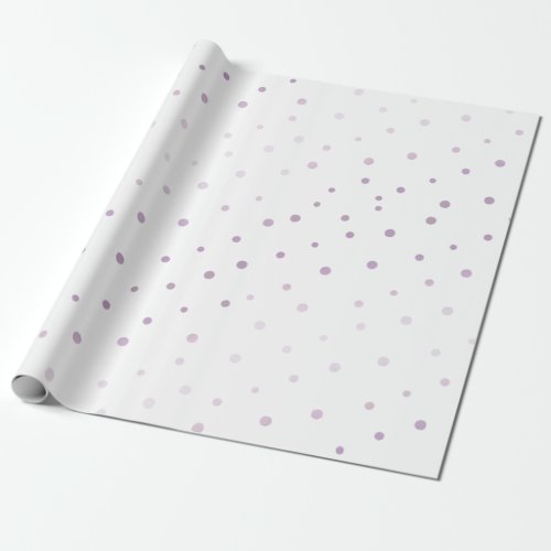 Lavender Watercolor Circles Wrapping Paper