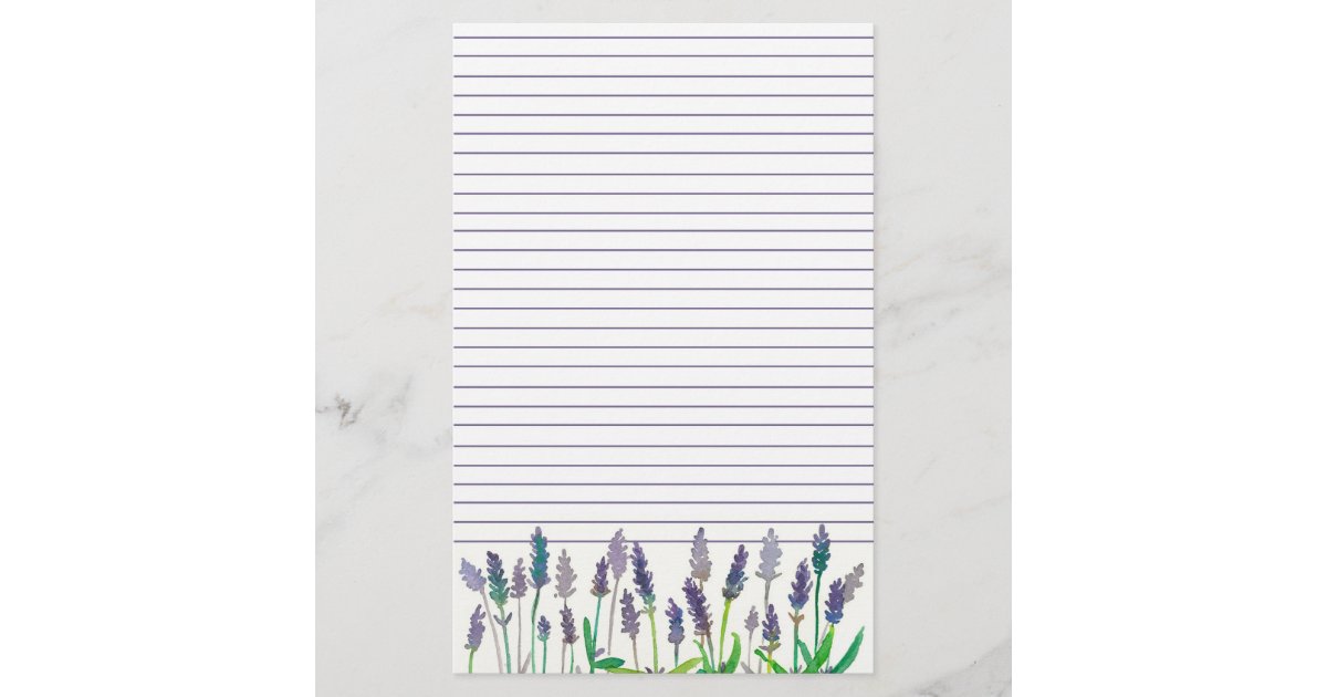 A4 Letter Writing Paper Sheets Pretty Garden Butterfly With