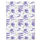 Lavender Watercolor Flowers Pattern