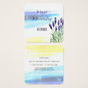 Lavender watercolor painting