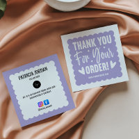 Lavender Wave Order Thank you LOGO Social Icon