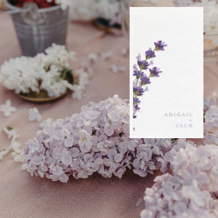 Lavender Wedding Personalized Paper Guest Towels