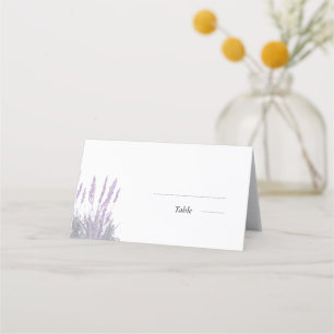 Lavender Wedding Place Card
