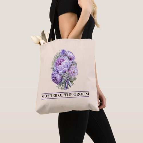 Lavender Wedding Tote Bag