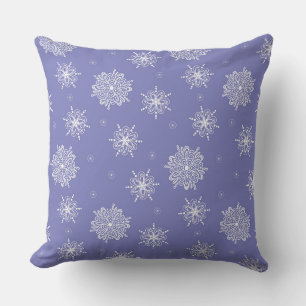 Lavender Whimsical Celestial Floral 20"x20" Throw Pillow
