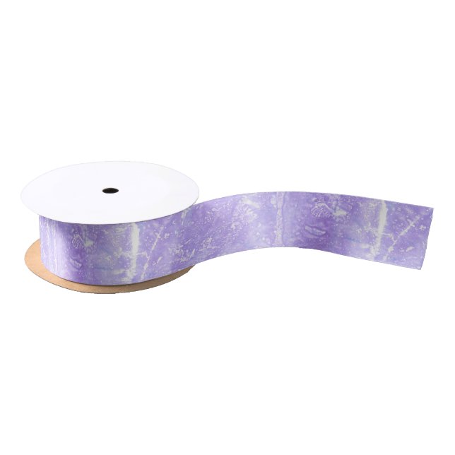 Lavender White Blue Abstract Ribbon (Spool)