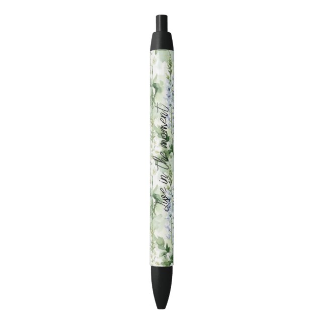 Lavender White Delphinium Flowers   Pen (Front Vertical)