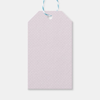 LAVENDER & WHITE POLKA DOTS GIFT TAGS