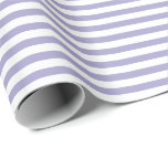 Lavender | White Stripe Wrapping Paper<br><div class="desc">This classic stripe gift wrapping paper is perfect for your gifting needs! Wrap a birthday gift, baby shower gift, bridal shower gift, wedding gift, or gift for any other special occasion. It's also a wonderful choice for wrapping paper crafts : wrapping paper envelopes, wrapping paper bunting, wrapping streamers or wrapping...</div>