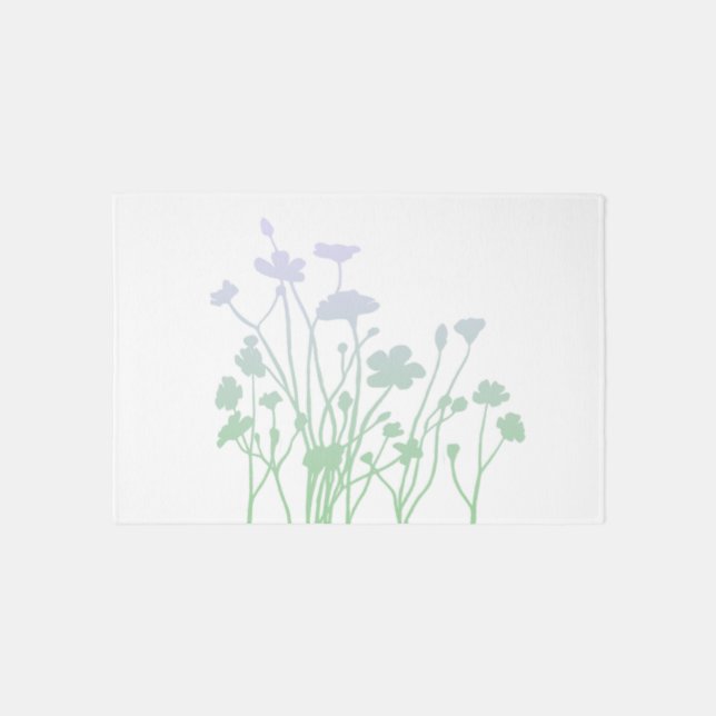 Lavender Wildflower Rug (Front)