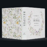 Lavender Wildflower Watercolor Bridal Shower 3 Ring Binder<br><div class="desc">Celebrate the joy of baking and the beauty of summer with our Lavender Wildflower Watercolor Bridal Shower 3 ring binder. This exquisite binder features vibrant watercolor illustrations of summer flowers, creating a cheerful and inviting design. The bright and lively colors capture the essence of a sunlit garden, making it a...</div>