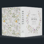 Lavender Wildflower Watercolor Bridal Shower 3 Ring Binder<br><div class="desc">Celebrate the joy of baking and the beauty of summer with our Lavender Wildflower Watercolor Bridal Shower 3 ring binder. This exquisite binder features vibrant watercolor illustrations of summer flowers, creating a cheerful and inviting design. The bright and lively colors capture the essence of a sunlit garden, making it a...</div>