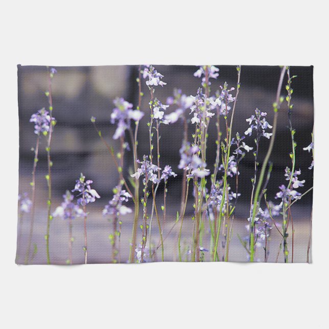 Lavender Wildflowers Kitchen Towel (Horizontal)